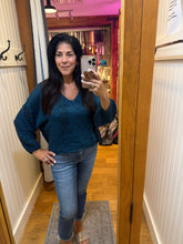 V Neck Crop Length Light Weight Pullover Sweater - Assorted Colors