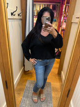 V Neck Crop Length Light Weight Pullover Sweater - Assorted Colors