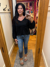 V Neck Crop Length Light Weight Pullover Sweater - Assorted Colors