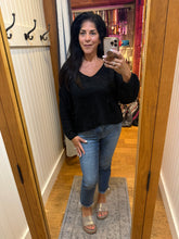 V Neck Crop Length Light Weight Pullover Sweater - Assorted Colors