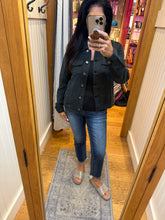 Tencel Denim Jacket Classic Year Round Basic - Black or Grey