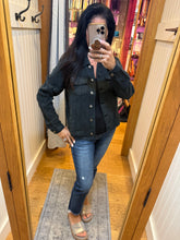 Tencel Denim Jacket Classic Year Round Basic - Black or Grey