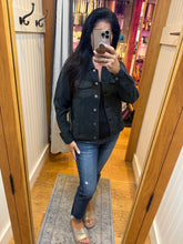 Tencel Denim Jacket Classic Year Round Basic - Black or Grey