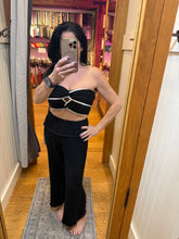 Ocean Drive Rib Knit Tube Top - Black