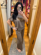Ocean Drive Rib Knit Smocked Waist Wide Leg Pant - Black or Mocha