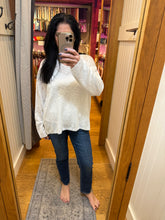 Ocean Drive Solid Slub Sweater - Navy or White