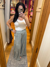 Ocean Drive Textured Slub Knit Pant - Sage