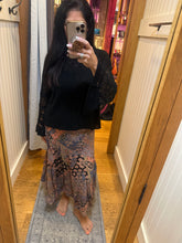 Maxi Skirt - Black Multi