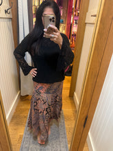 Maxi Skirt - Black Multi