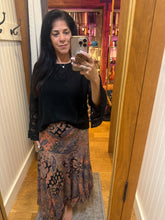 Maxi Skirt - Black Multi