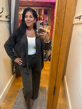 Vintage Havana Heather Coffee Knit Wide Leg Pant