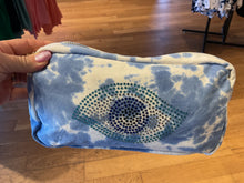 Canvas Zipper Pouch Evil Eye Or Hamsa