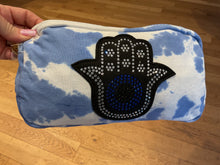 Canvas Zipper Pouch Evil Eye Or Hamsa