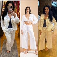 COTTON DRAWSTRING PANTS - ASSORTED COLORS