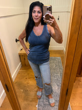 Sequin V-Neck Tank Tops - Assorted Colors