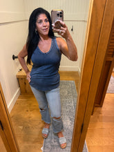 Sequin V-Neck Tank Tops - Assorted Colors