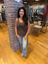 Sequin V-Neck Tank Tops - Assorted Colors