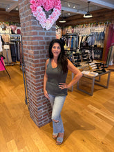 Sequin V-Neck Tank Tops - Assorted Colors