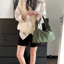 Quilted Puffer Shoulder Bag - Assorted Colors