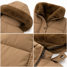 Women's Removable Faux Fur Hood Puffer Jacket - Pale Pink or Taupe