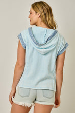 Washed Hoodie Top - Assorted Colors