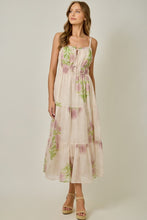 Front Tied Ruffle Tier Dress - Ivory
