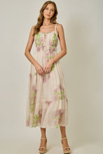 Front Tied Ruffle Tier Dress - Ivory
