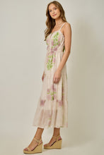 Front Tied Ruffle Tier Dress - Ivory