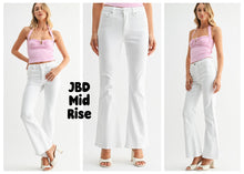 JBD Mid Rise Flare - White