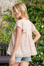 BOHO PAISLEY SHIRRING BLOUSE - BLACK OR MAUVE