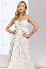 Ruffled Top Floral Midi Dress - Sage or Lavender