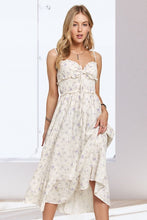 Ruffled Top Floral Midi Dress - Sage or Lavender