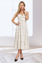 Ruffled Top Floral Midi Dress - Sage or Lavender