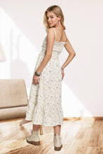 Ruffled Top Floral Midi Dress - Sage or Lavender