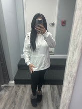 Shabby Distressed Drawstring Hoodie - Pink, White or Light Blue