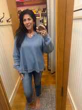 Mineral Washed Waffle Raglan Long Sleeve Top - Assorted Colors