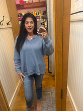 Mineral Washed Waffle Raglan Long Sleeve Top - Assorted Colors