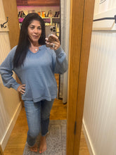 Mineral Washed Waffle Raglan Long Sleeve Top - Assorted Colors