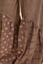 Mineral Washed Boho Pattern Patched Pants - Ash Oak or Charcoal