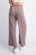 Modal Scuba Cropped Wide Pant - Black, Expresso, or  Mocha