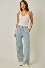 Knit Denim Track Pants - Denim Blue or Light Denim Blue
