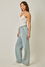 Knit Denim Track Pants - Denim Blue or Light Denim Blue