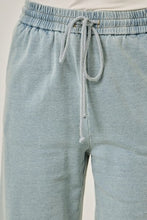 Knit Denim Track Pants - Denim Blue or Light Denim Blue