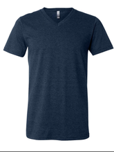 BELLA + CANVAS - Women's Relaxed Heather CVC V-Neck Tee - Assorted Colors