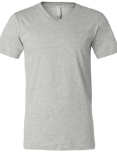 BELLA + CANVAS - Women's Relaxed Heather CVC V-Neck Tee - Assorted Colors