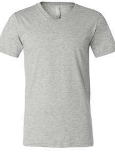 BELLA + CANVAS - Women's Relaxed Heather CVC V-Neck Tee - Assorted Colors