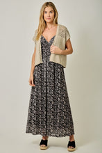 Open Front Knit Cardigan - Sand