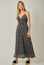 Criss-cross Back Mesh Dress - Black