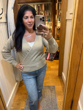 Wrap V Neck Sweater - Assorted Colors