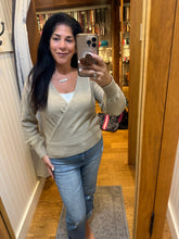 Wrap V Neck Sweater - Assorted Colors